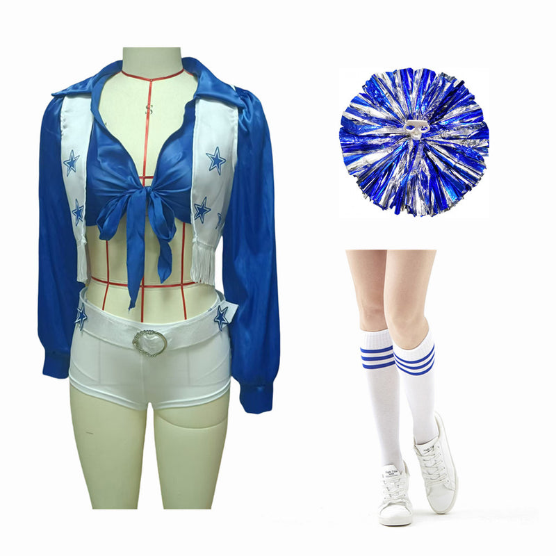 Female Star Cheerleading Cosplay Football Baby Costume