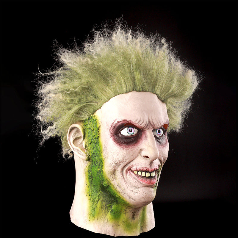 Film BeetleJuice Michael Keaton Cosplay Mask Adult Horror Facepiece