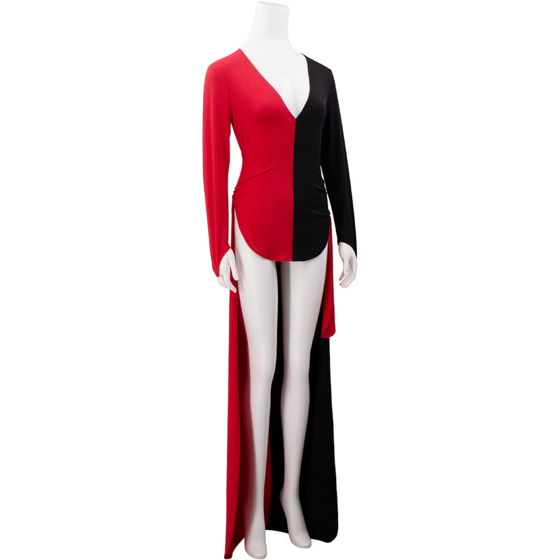 Film Harley 3 Quinn Cosplay Costume Sexy High Low Dress