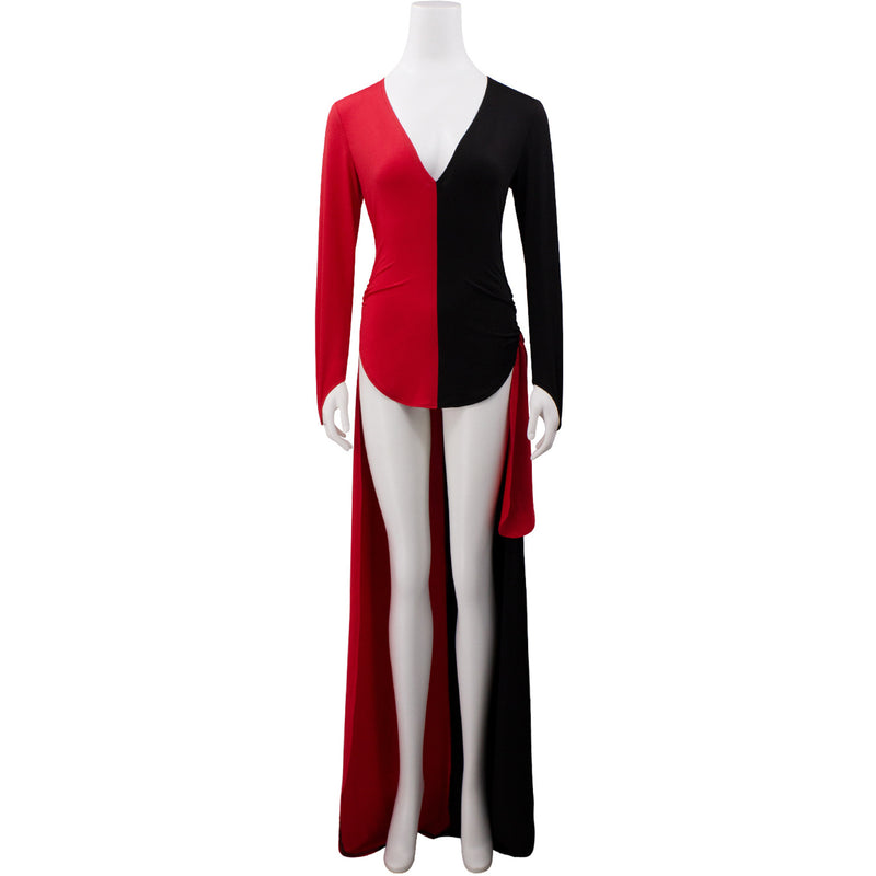 Film Harley 3 Quinn Cosplay Costume Sexy High Low Dress