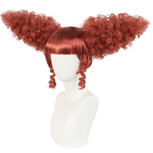 Film It Clown Cosplay Wig Tangerine Hairpieces With Ears