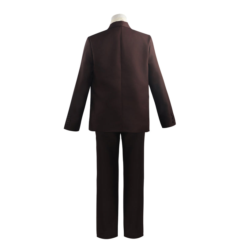 Film Joker Arthur Fleck Cosplay Costume Men Brown Uniform