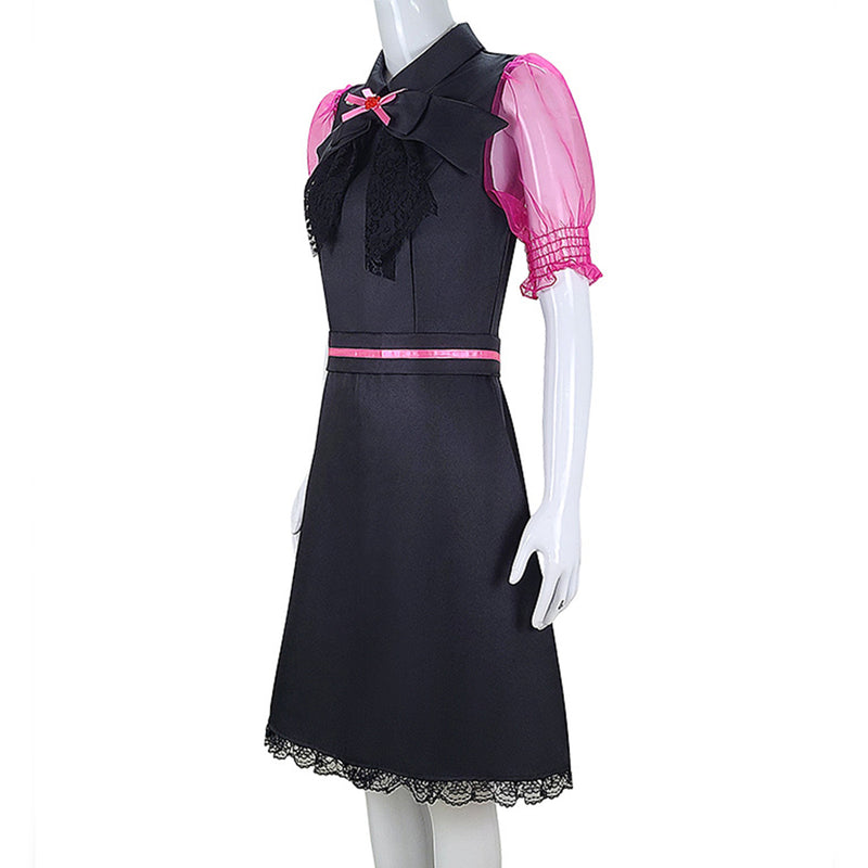 Film Monster High Draculaura Cosplay Costume Black Dress