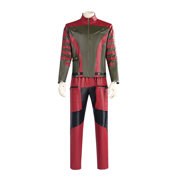 Film Red On Callum Drift Cosplay Costume Faux Leather Suit