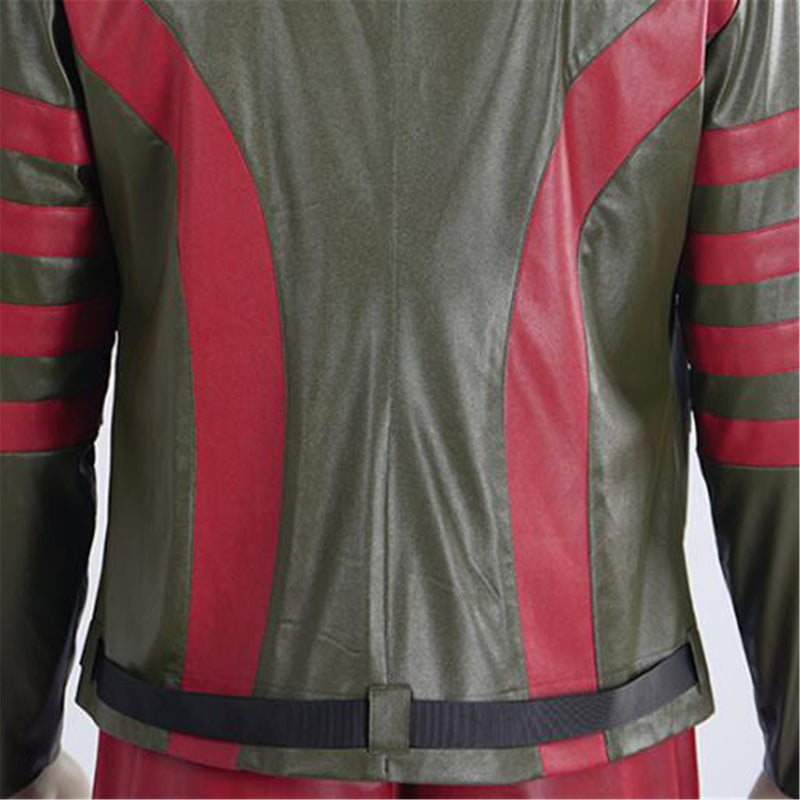 Film Red On Callum Drift Cosplay Costume Faux Leather Suit