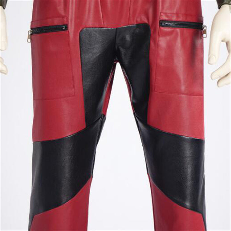 Film Red On Callum Drift Cosplay Costume Faux Leather Suit