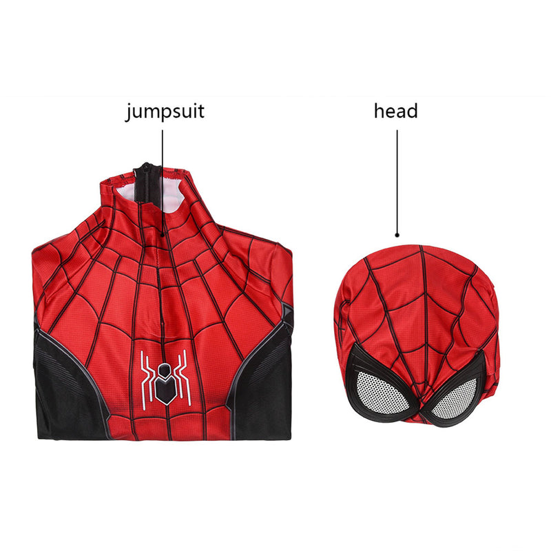 Film Spider-Man Far From Home Peter Parker Kid Boy Headgear Jumpsuit