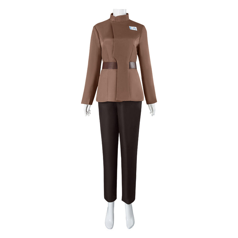 Film Star Wars Korr Sella Cosplay Costume Women Khaki Coat Pants