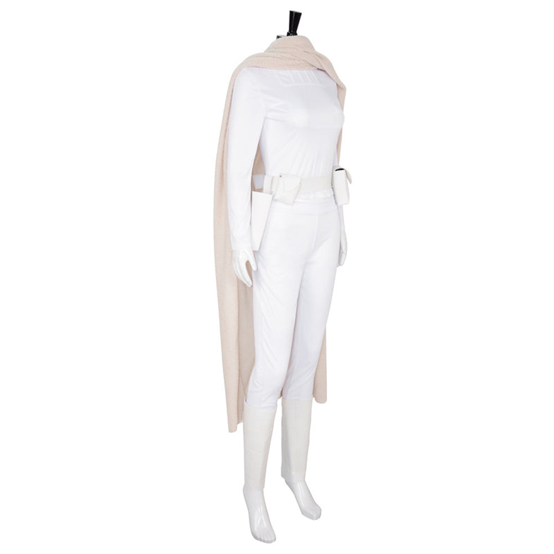 Film Star Wars Padme Amidala Cosplay Costume Women Uniform Cloak