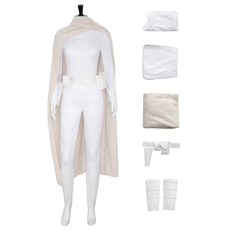 Film Star Wars Padme Amidala Cosplay Costume Women Uniform Cloak