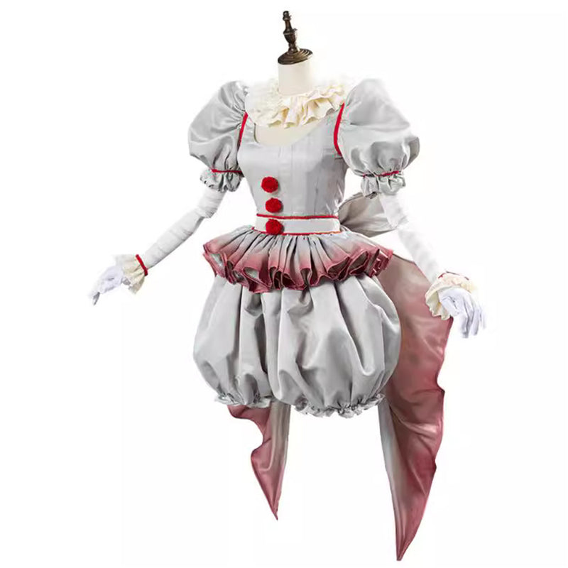 Film Terrifier Pennywise Women Cosplay Costume Women Dress