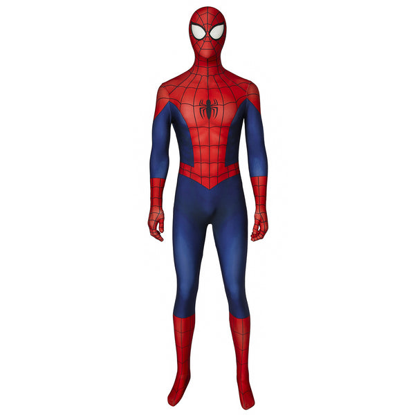 Film Ultimate Spider-Man Cosplay Peter Parker Male Elastic Jumpsuit