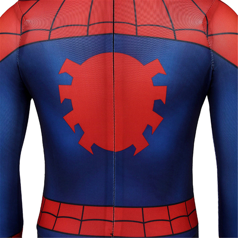 Film Ultimate Spider-Man Season 1 Peter Parker Kids Jumpsuit Headgear