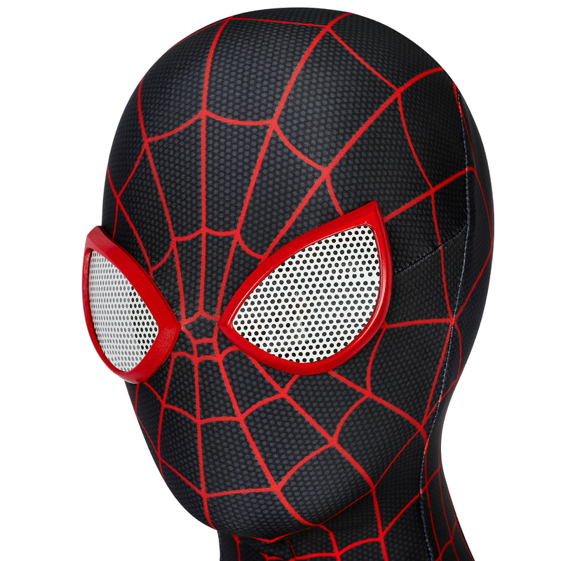 Film Ultimate Spider-Man ps5 Miles Morales Kids Jumpsuit Headgear