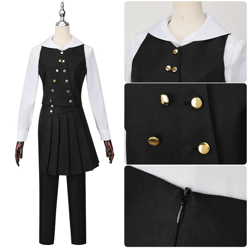 Film Wicked Elphaba Women Cosplay Costume School Uniform