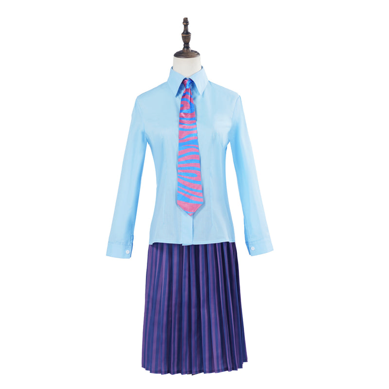 Film Wicked Glinda Elphaba Cosplay Costume School Uniform Skirt