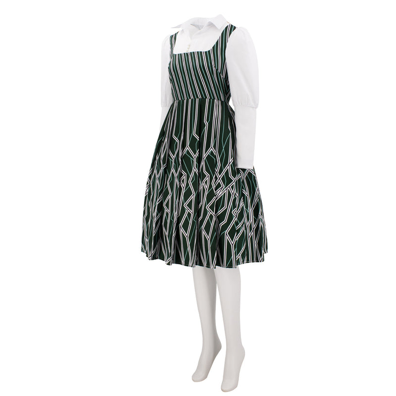 Film Wicked Nessarose Cosplay Costume Women Green Dress