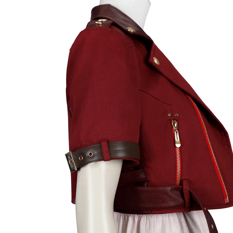 Final Fantasy VII Rebirth Aerith Gainsborough Cosplay Costume FF7 Women Dress