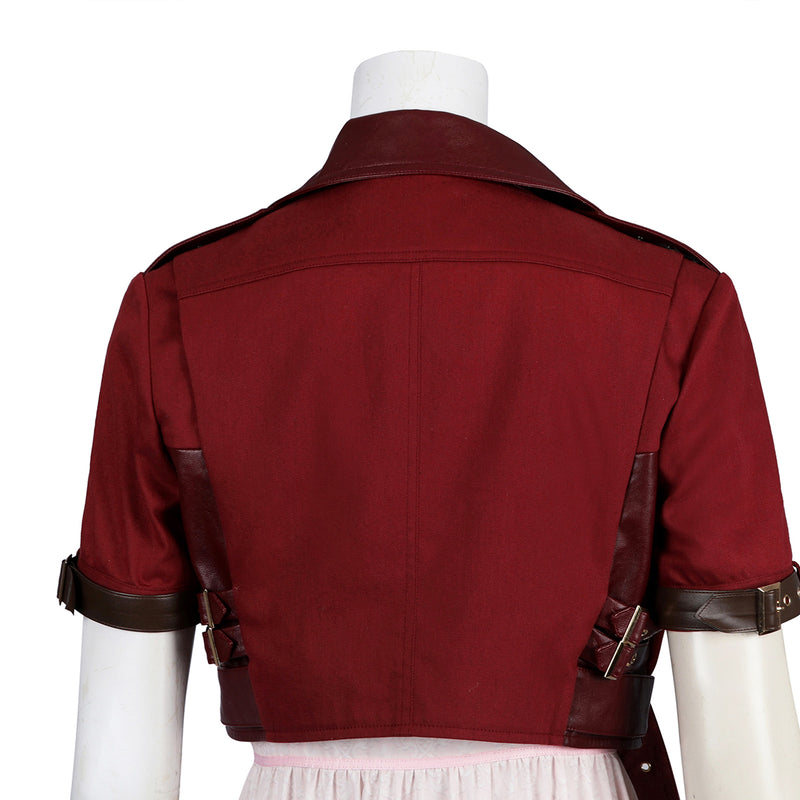 Final Fantasy VII Rebirth Aerith Gainsborough Cosplay Costume FF7 Women Dress