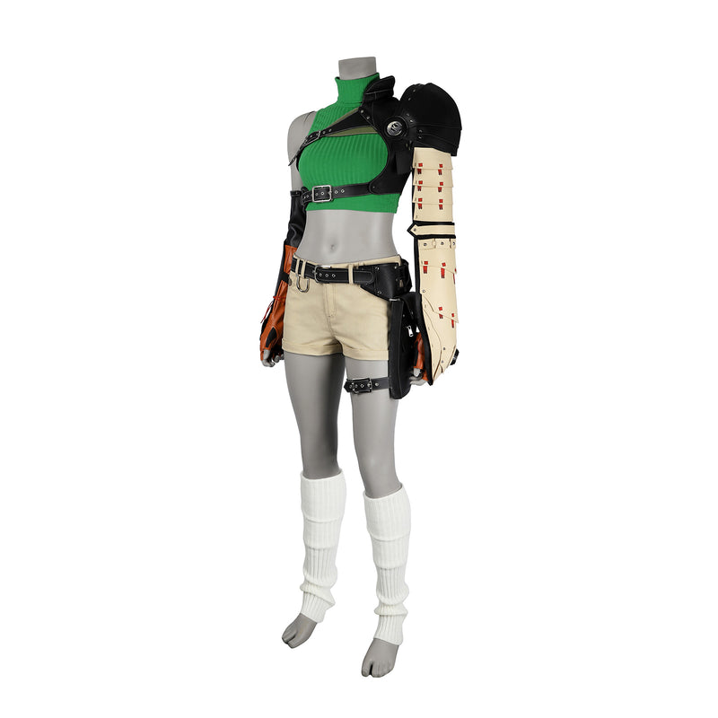 Final Fantasy VII Rebirth Yuffie Kisaragi Cosplay Costume FF7 Female Combat Uniform