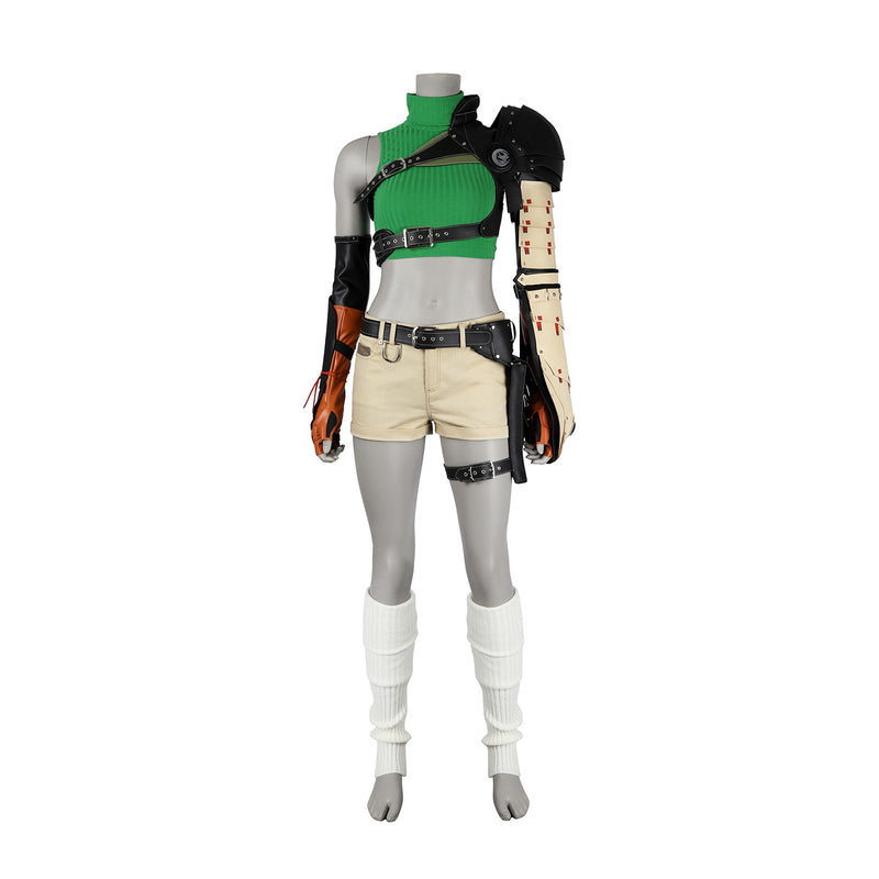 Final Fantasy VII Rebirth Yuffie Kisaragi Cosplay Costume FF7 Female Combat Uniform