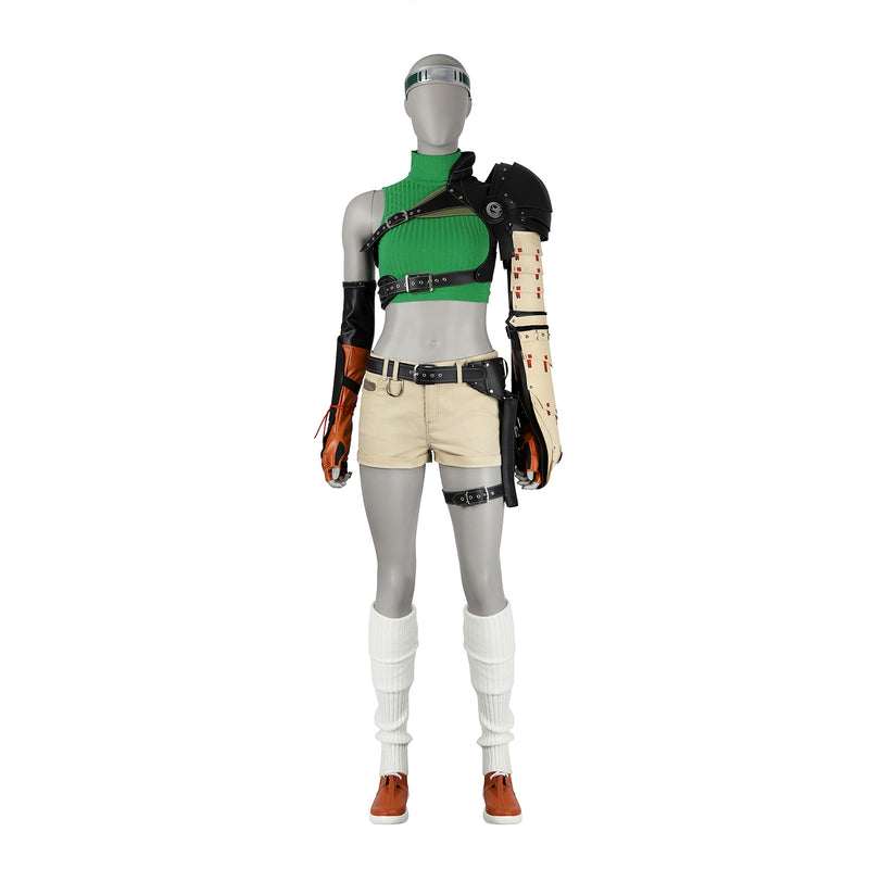 Final Fantasy VII Rebirth Yuffie Kisaragi Cosplay Costume FF7 Female Combat Uniform