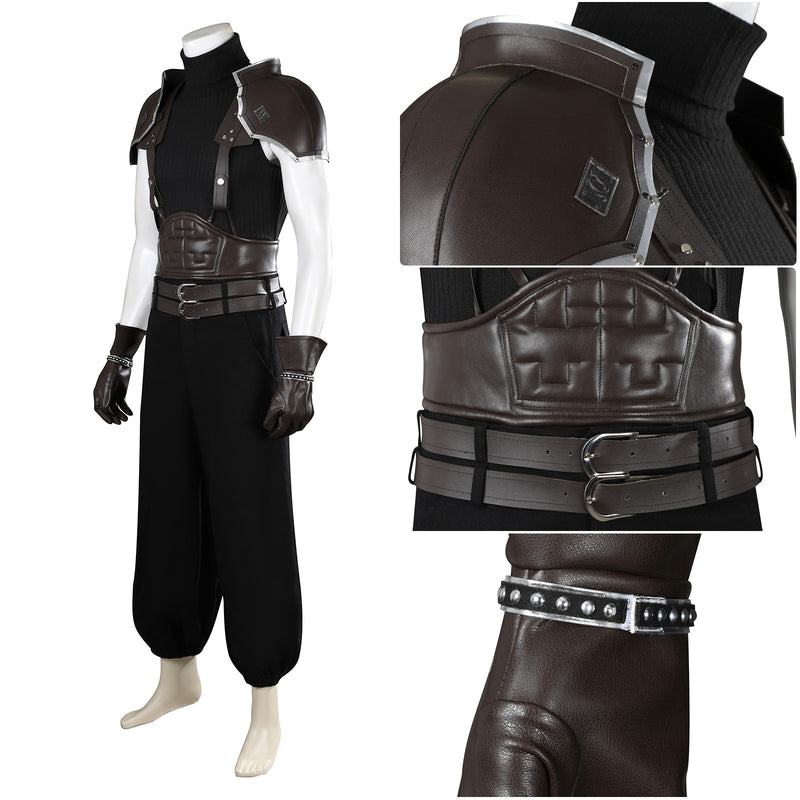 Final Fantasy VII Rebirth Zack·Fair Cosplay Costume FF7 Men Ninja Clothing Set