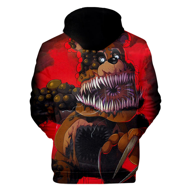 Five Nights at Freddy's Printed 3D Sweatshirt For Boys School Hoodies