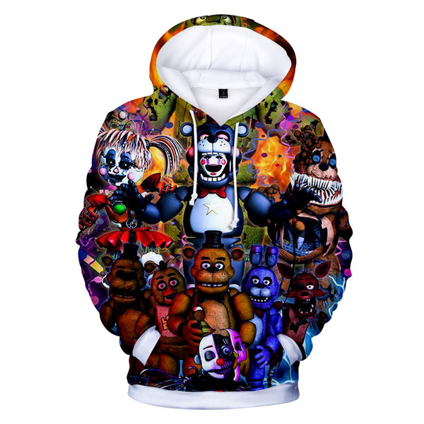 Five Nights at Freddy's Printed 3D Sweatshirt For Boys School Hoodies