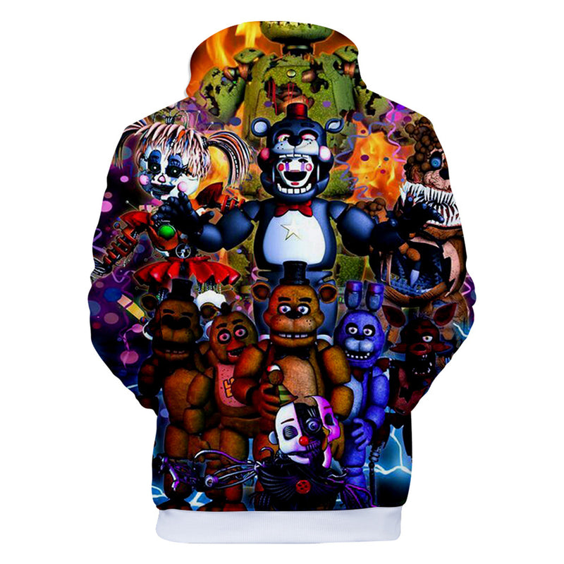 Five Nights at Freddy's Printed 3D Sweatshirt For Boys School Hoodies