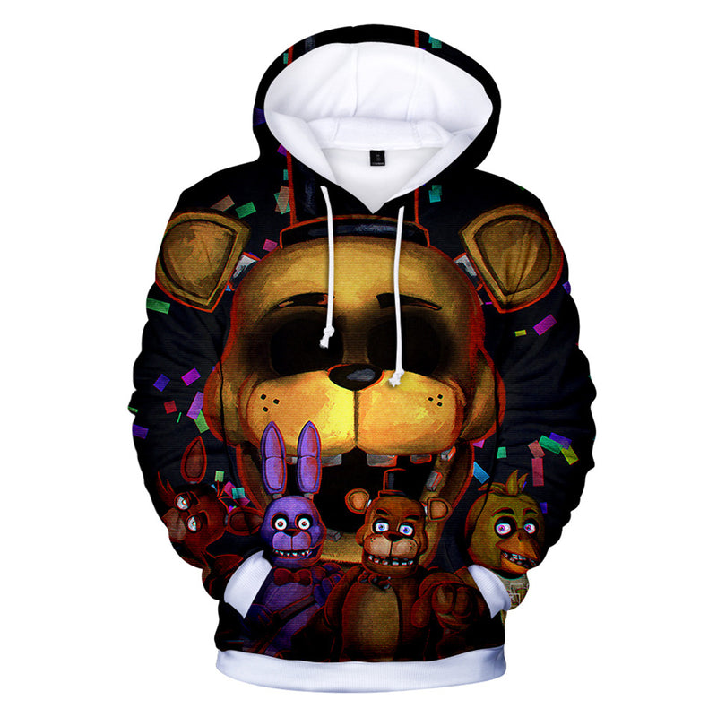 Five Nights at Freddy's Printed 3D Sweatshirt For Boys School Hoodies