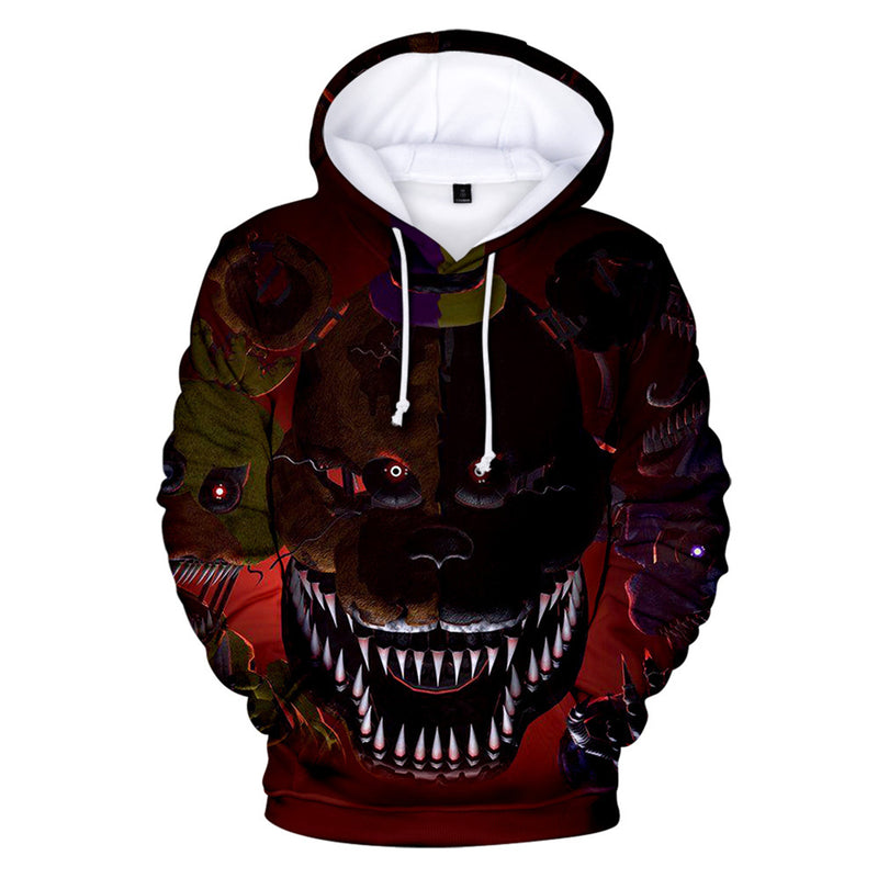 Five Nights at Freddy's Printed 3D Sweatshirt For Boys School Hoodies