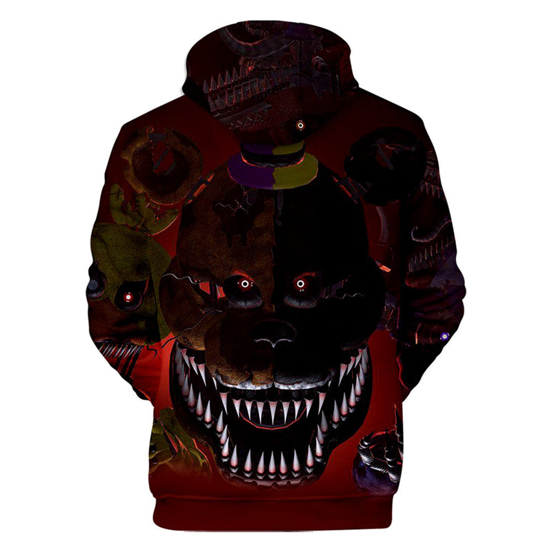 Five Nights at Freddy's Printed 3D Sweatshirt For Boys School Hoodies