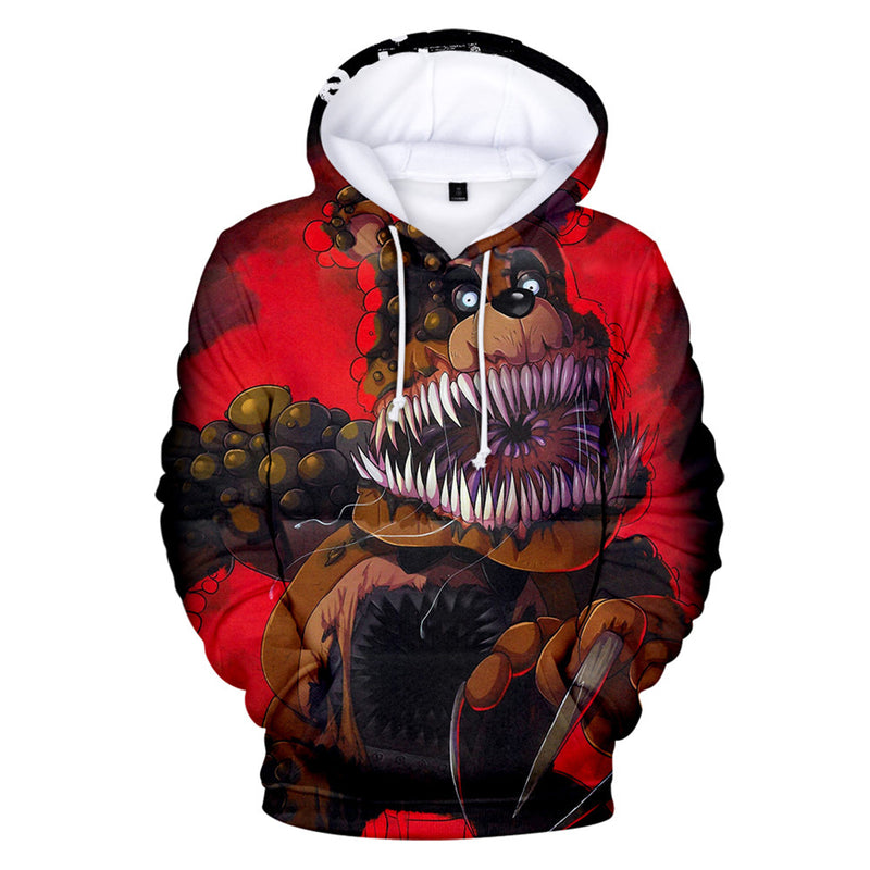 Five Nights at Freddy's Printed 3D Sweatshirt For Boys School Hoodies