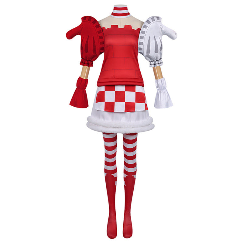 Game Alice Madness Returns Alice Red Dress Cosplay Costume