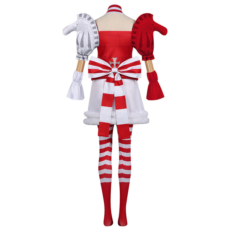 Game Alice Madness Returns Alice Red Dress Cosplay Costume