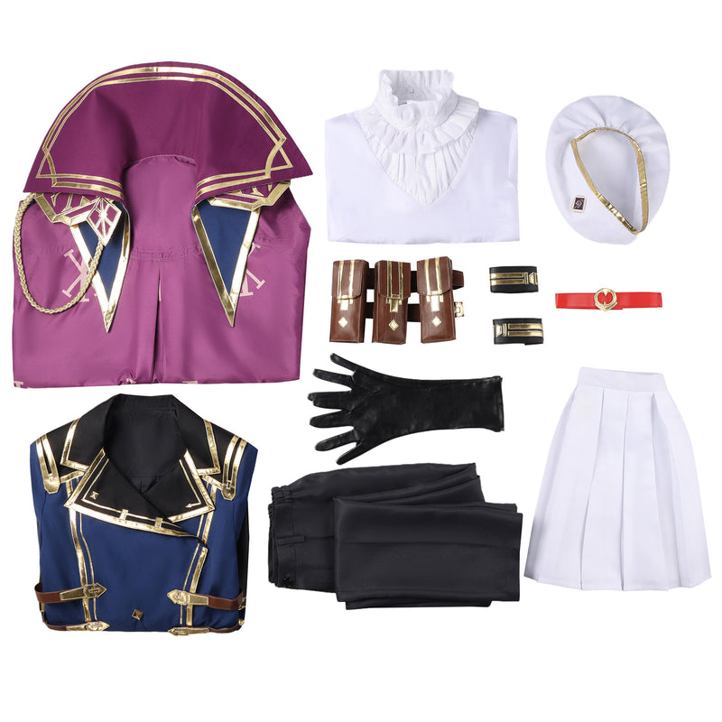 Game Arcane LOL Caitlyn Kiramman Cosplay Costume Full Set Uniform