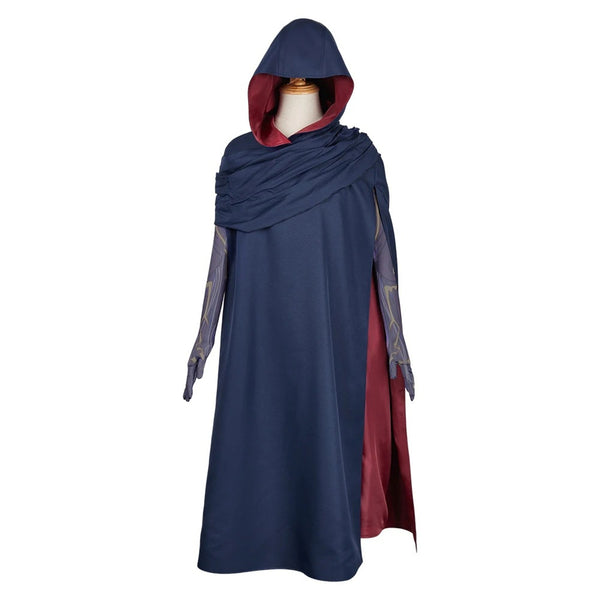 Game Arcane League of Legends Viktor Cosplay Costume Hooded Cloak