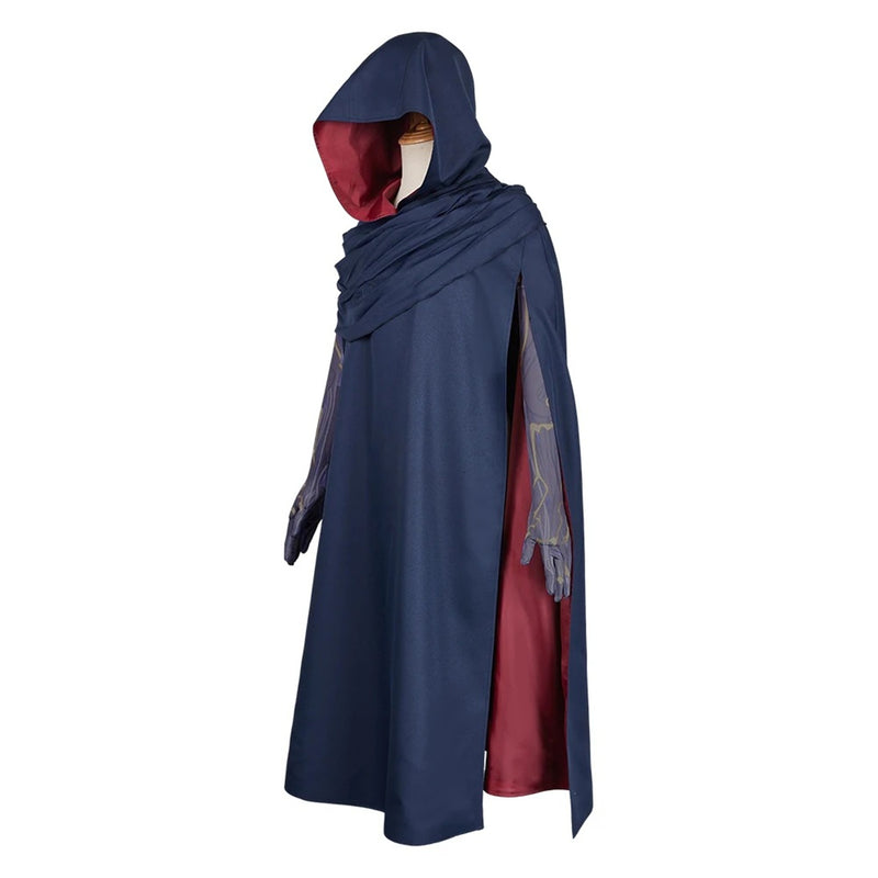 Game Arcane League of Legends Viktor Cosplay Costume Hooded Cloak