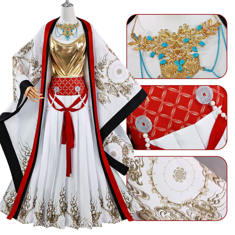 Game Black Myth: Wukong Princess Iron Fan Cosplay Costume Hanfu