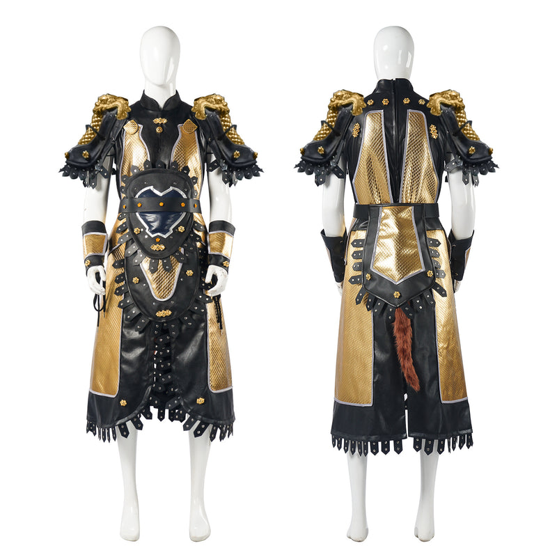 Game Black Myth: Wukong Wukong Men Golden Cosplay Costume