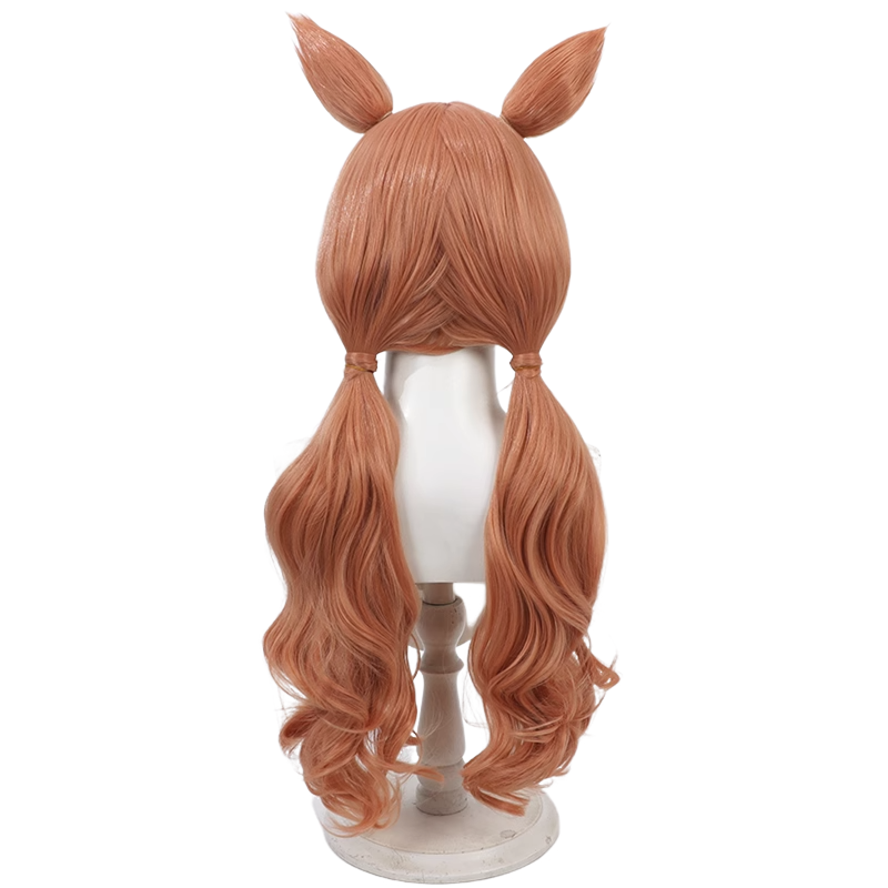 Game Blue Archive Iochi Mari Cosplay Wig Long Hair Ears