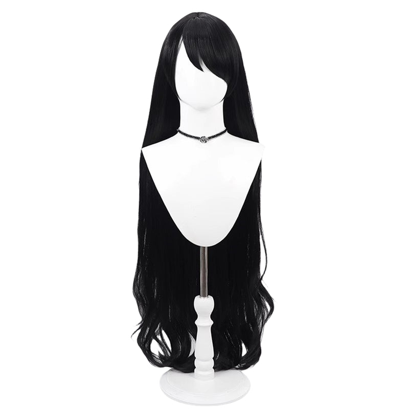 Game Blue Archive Wakaba Hinata Cosplay Wig Black Long Hair