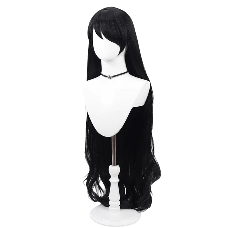 Game Blue Archive Wakaba Hinata Cosplay Wig Black Long Hair