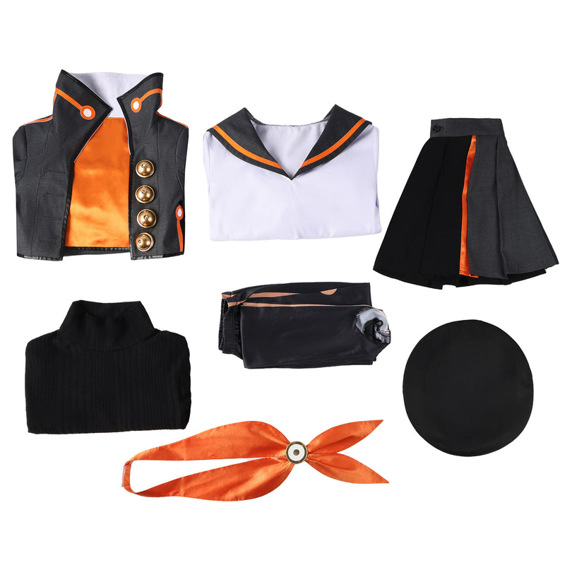 Game FGO Kishinami Hakuno Cosplay Costume Women Sailor Suits