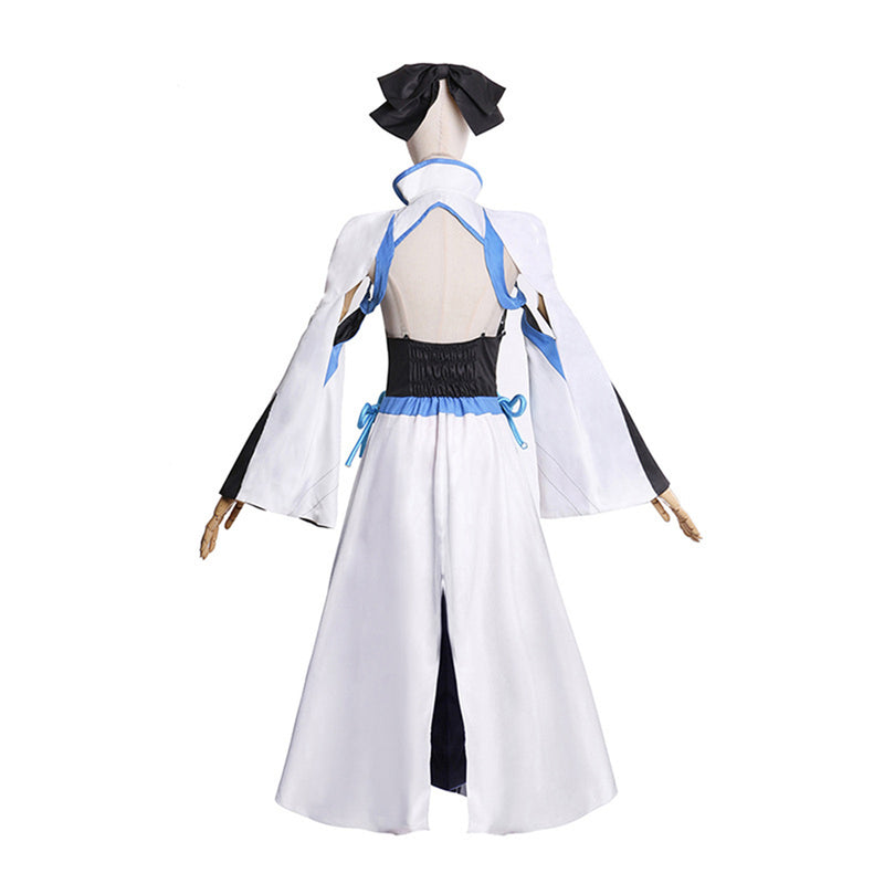 AwwwCos Game Fate Grand Order FGO Morgan Cosplay Costume Suit Pants jumpsuit Cloak Halloween Carnival Outfit Uniform for Women Girls