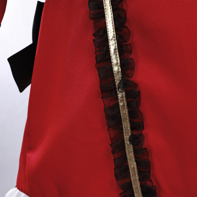 Game Final Fantasy Red Mage Cosplay Costume Red Set