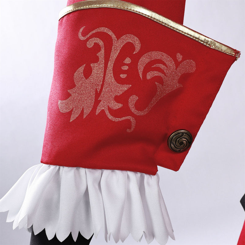 Game Final Fantasy Red Mage Cosplay Costume Red Set