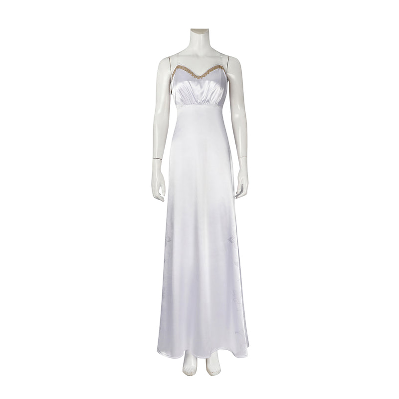 Game Final Fantasy VII Rebirth Cosplay Costume Women White Dress