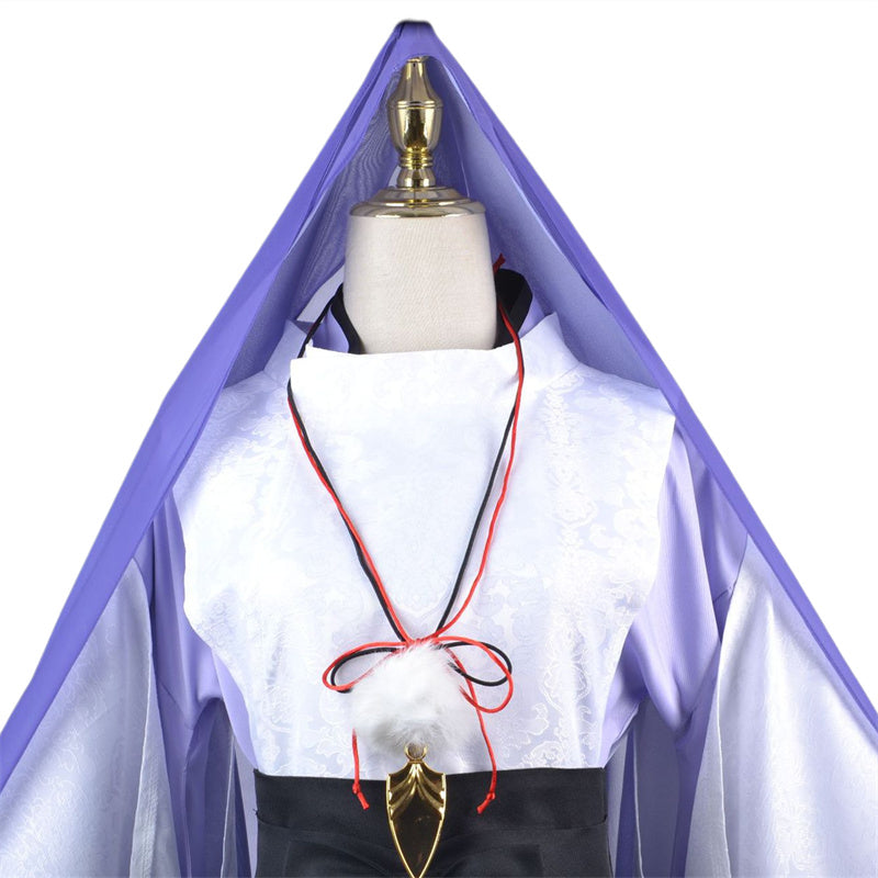 AwwwCos Genshin Impact Kunikuzushi Wanderer Cosplay Costume Suit Dress Robe Halloween Role Play Outfit Uniform Clothes